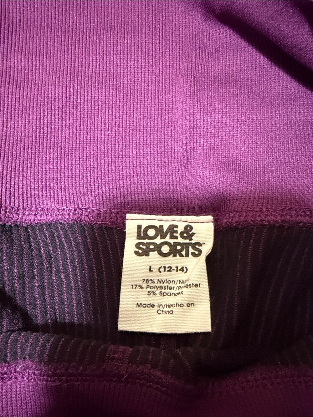 Calvin Klein Purple and Hot Pink woman Leggings - Seamless Stretch - Picture 2 of 5